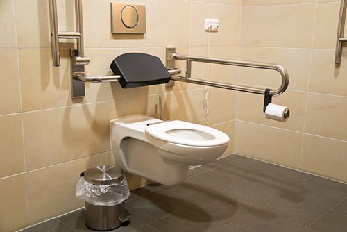 Disabled toilet smaller